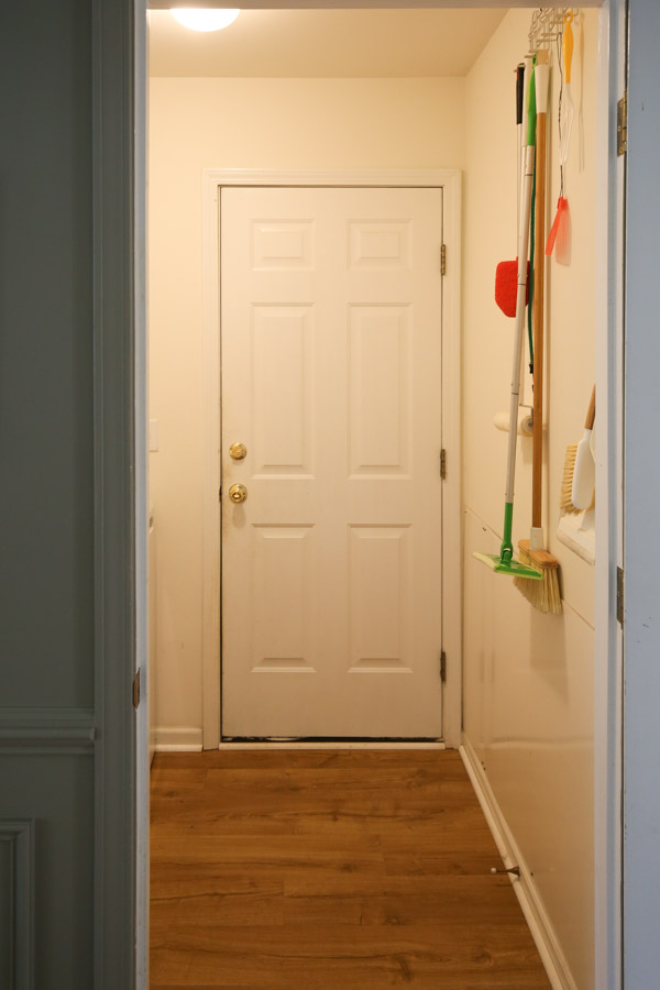before laundry room makeover