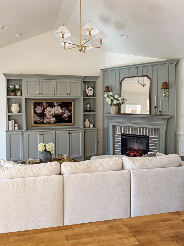 charming living room makeover before and after with living room diy built ins and diy shiplap fireplace