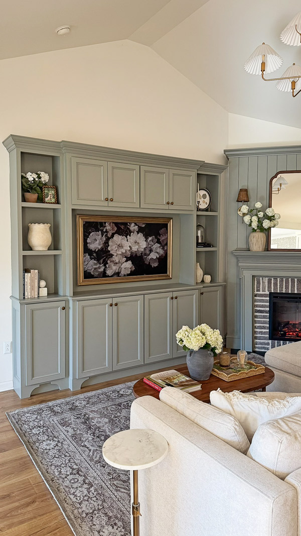 charming living room makeover before and after with living room diy built ins and diy shiplap fireplace