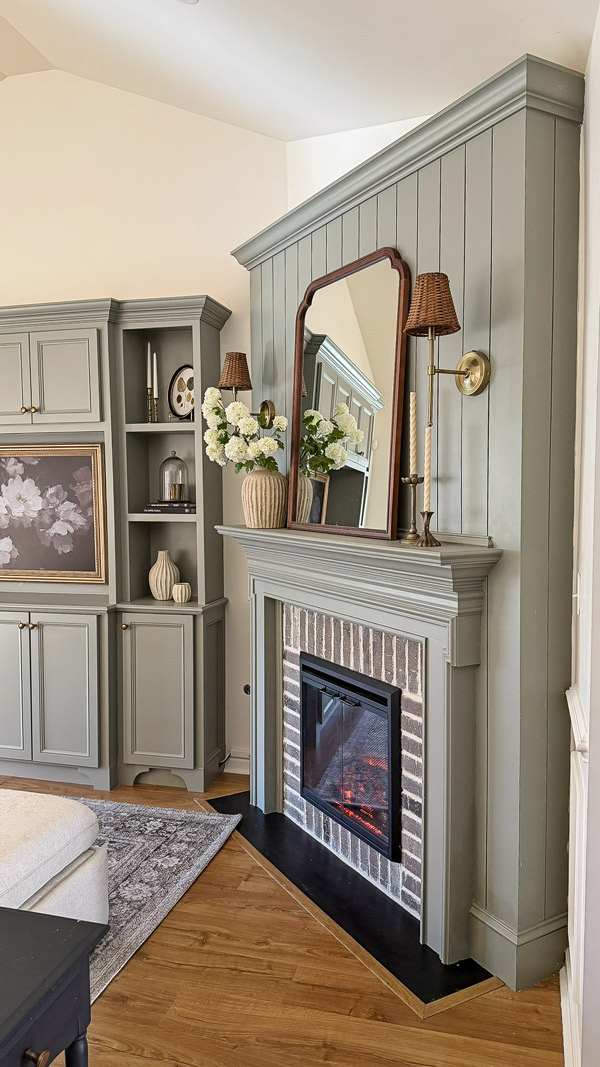 charming living room makeover before and after with living room diy built ins and diy shiplap fireplace