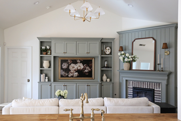 charming living room makeover before and after with living room diy built ins and diy shiplap fireplace