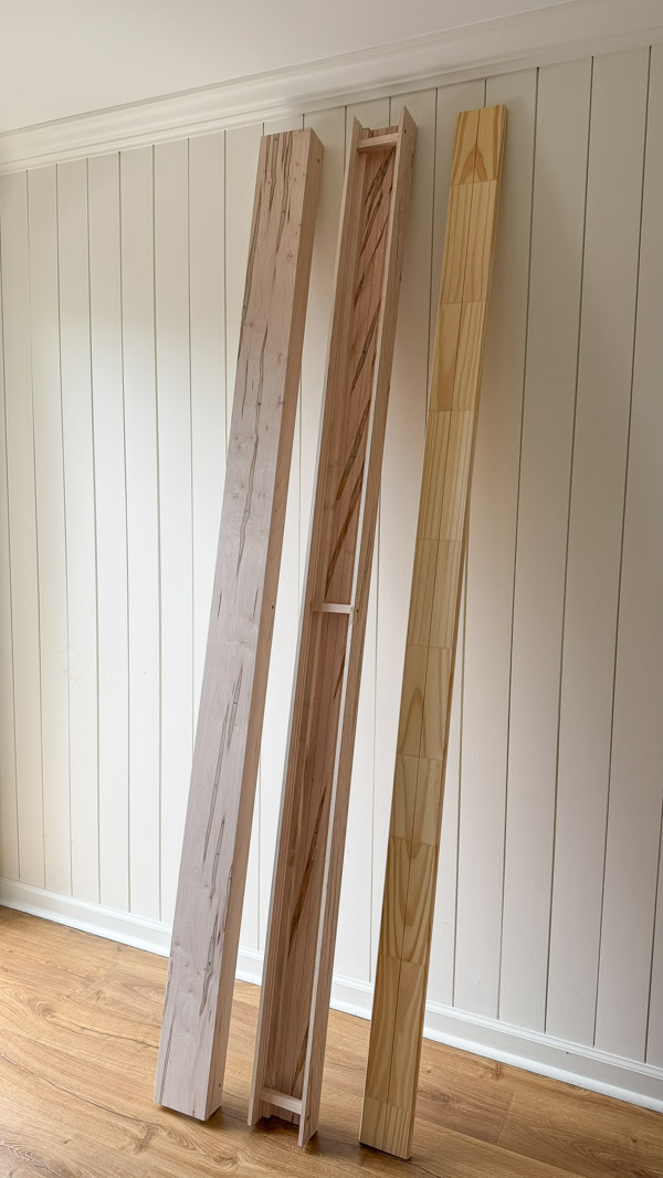 pre-assembled wood beams