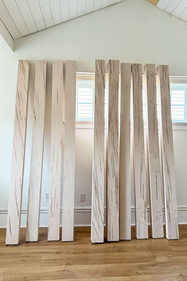 unfinished assembled wood beams for diy wood beams on vaulted ceiling