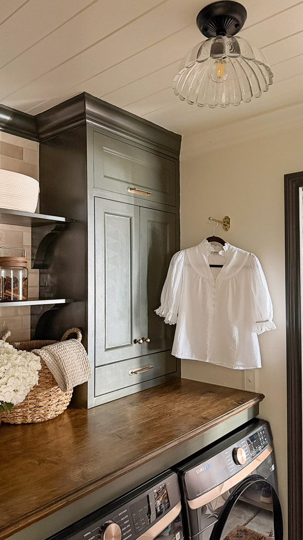 fold down wall hook in Laundry Room Organization Ideas with Charm and Function