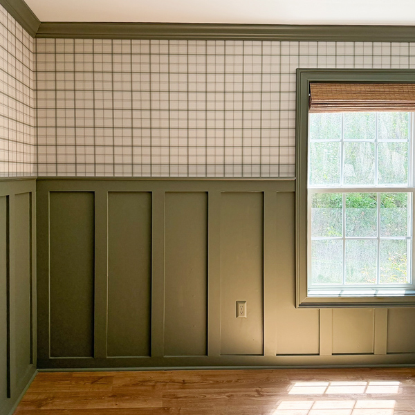full room DIY board and batten walls