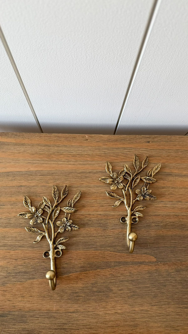 closet organization ideas with function and charm - floral wall hooks