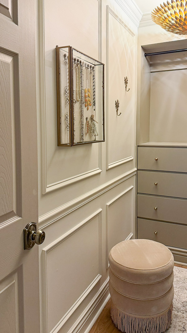closet organization ideas with function and charm - jewelry glass display box organizer