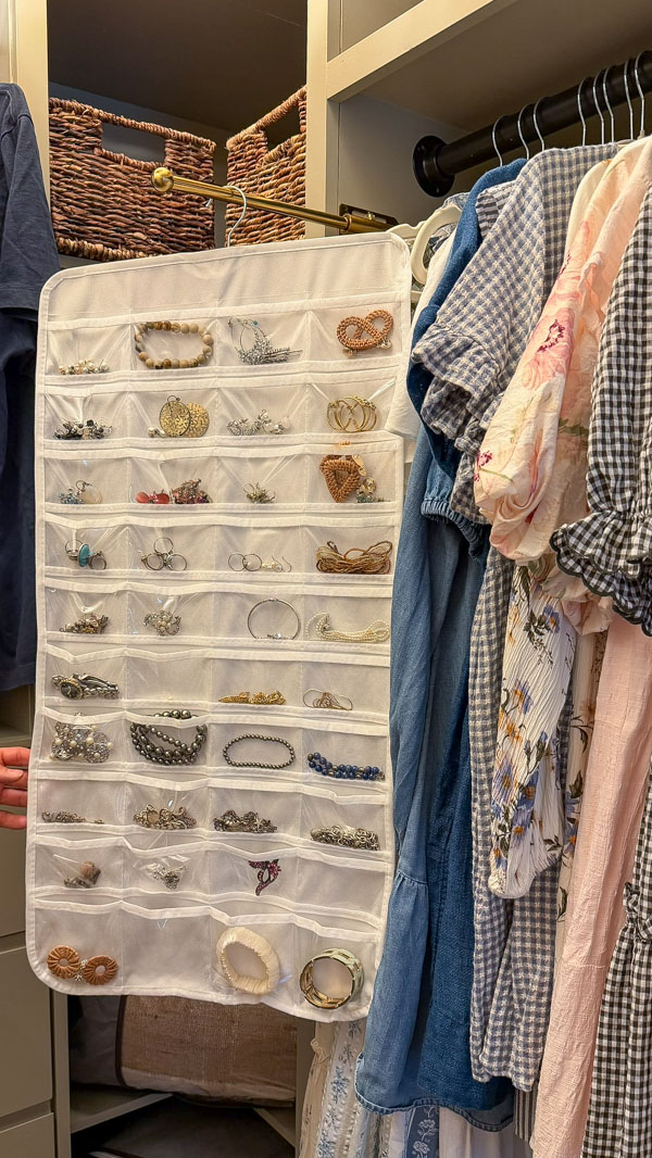 closet organization ideas with function and charm - jewelry organizer